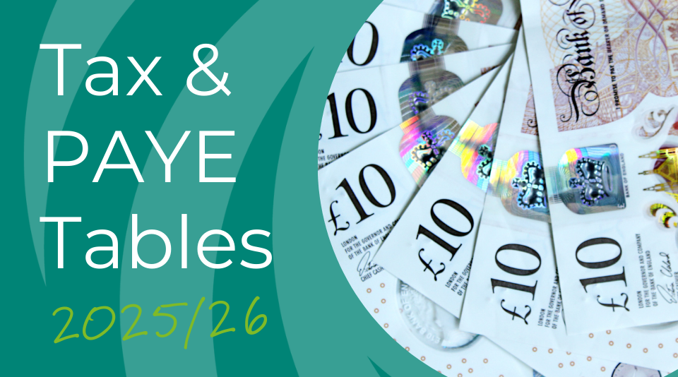 Tax & PAYE Tables 2025/26
